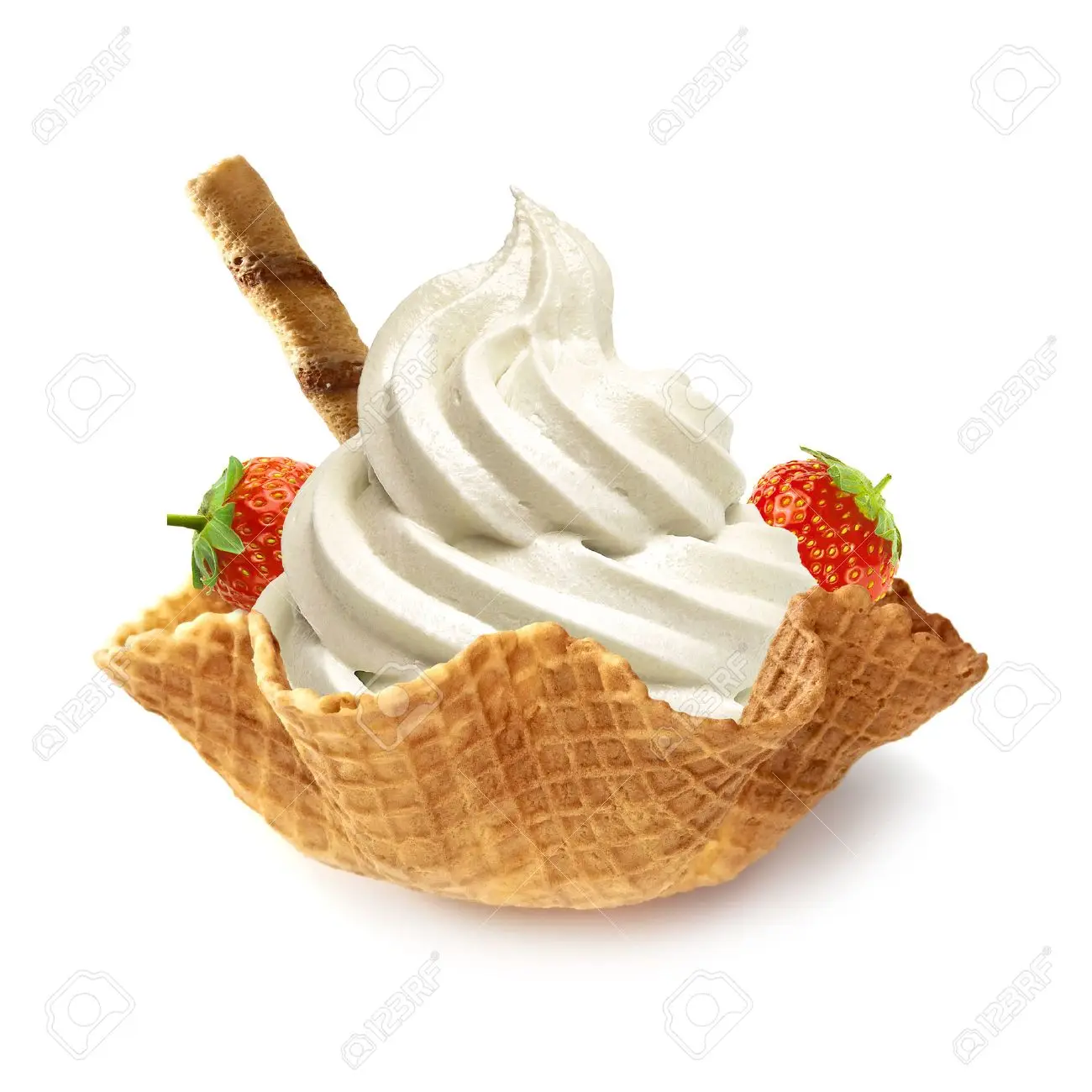 Vanilla Ice Cream Wafer